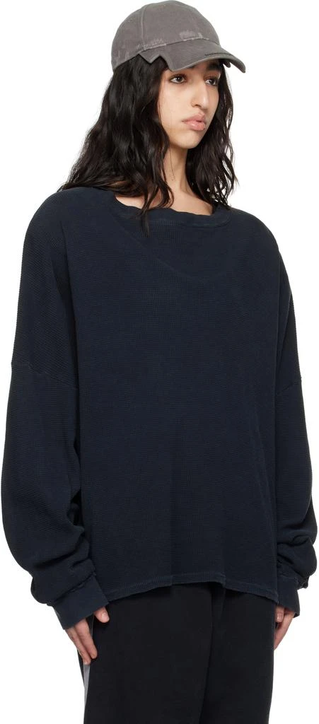 GREG ROSS Black Shoulder Pad Thermal Long Sleeve T-shirt 2
