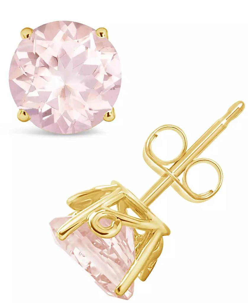 Macy
s Morganite (2-1/2 ct. t.w.) Stud Earrings in 14K Yellow Gold 1
