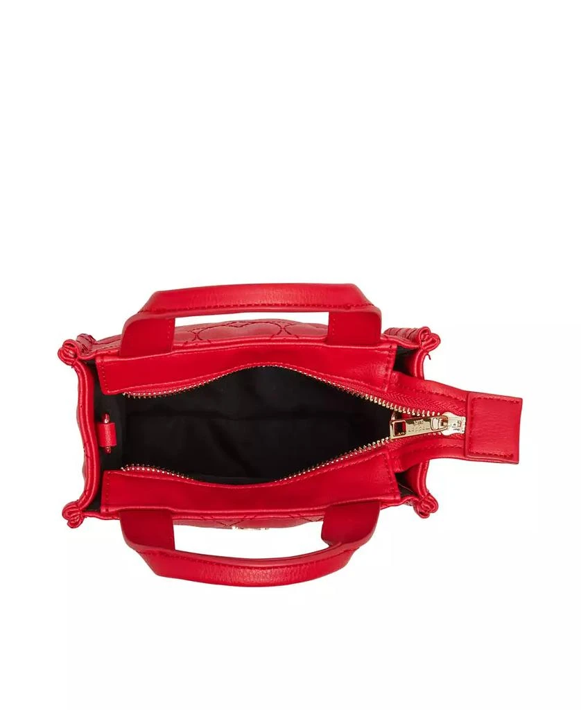 Madden Girl Lacy Quilted Heart Mini Tote Bag 2