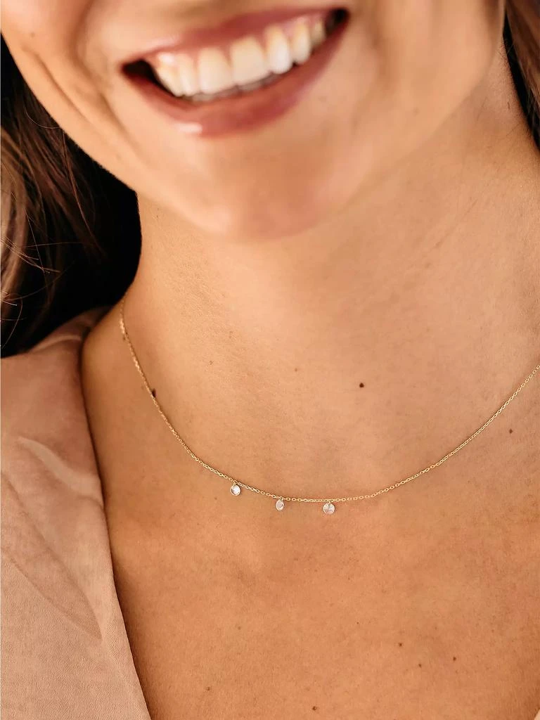 brook & york Layla 14K Yellow Gold & 0.22 TCW Lab-Grown Diamond Necklace 2