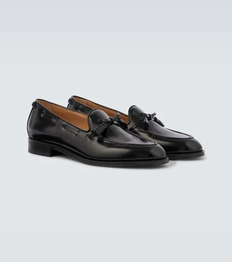 Valentino Bowshire polished leather loafers 5