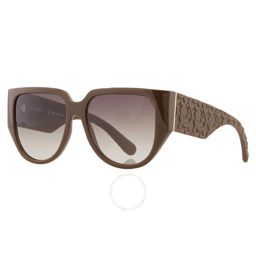 Salvatore Ferragamo Grey Gradient Browline Ladies Sunglasses SF1088SE 324 57 3