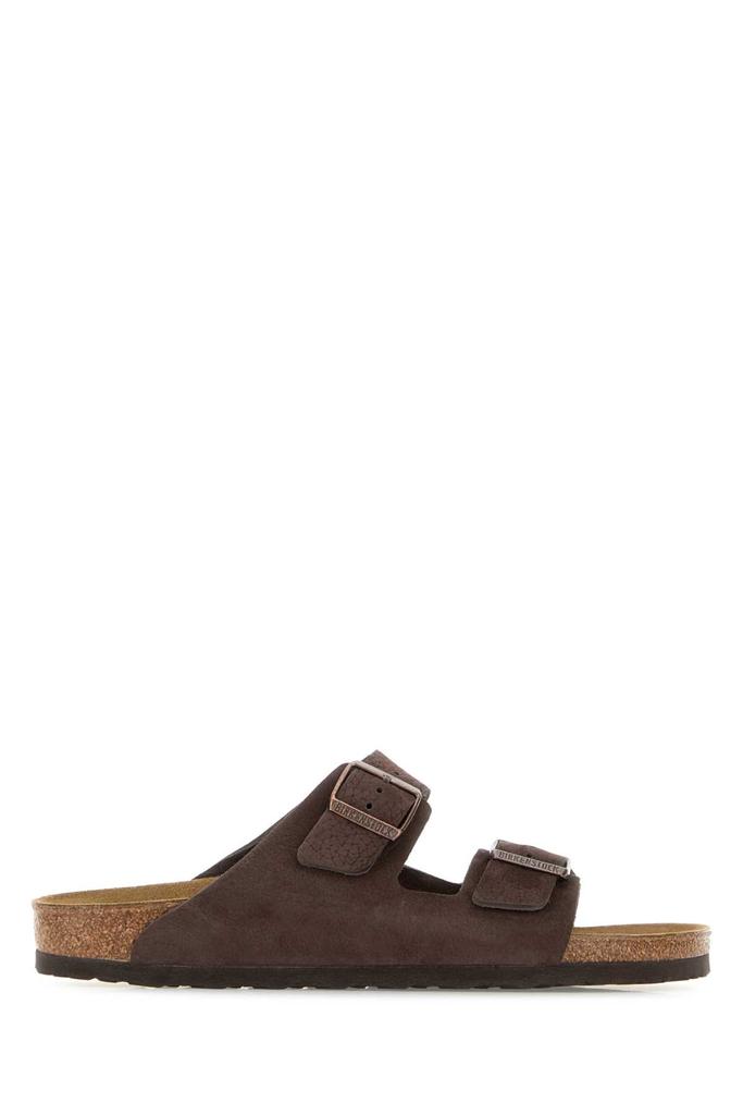 【関税&送料込】Birkenstock Brown Suede Arizona Bs Slippers Birkenstock BROWN SUEDE ARIZONA BS SLIPPERS - Sandals