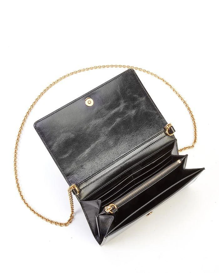 Chloé Iconic Leather Flap Wallet On Chain 3