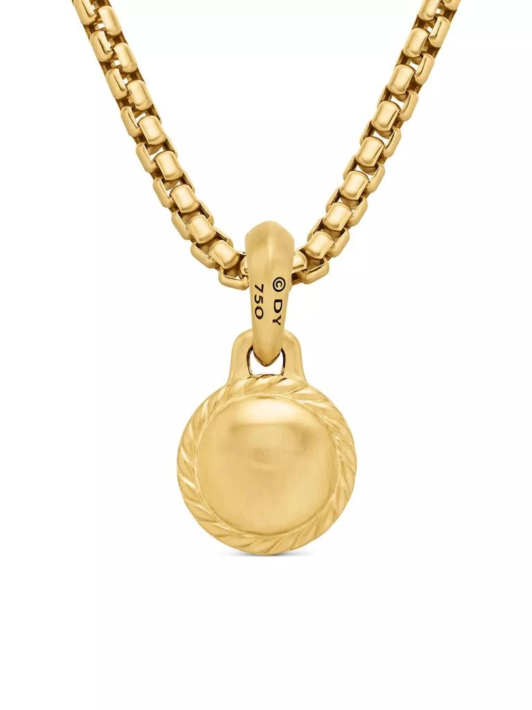 David Yurman Evil Eye Amulet in 18K Yellow Gold 4