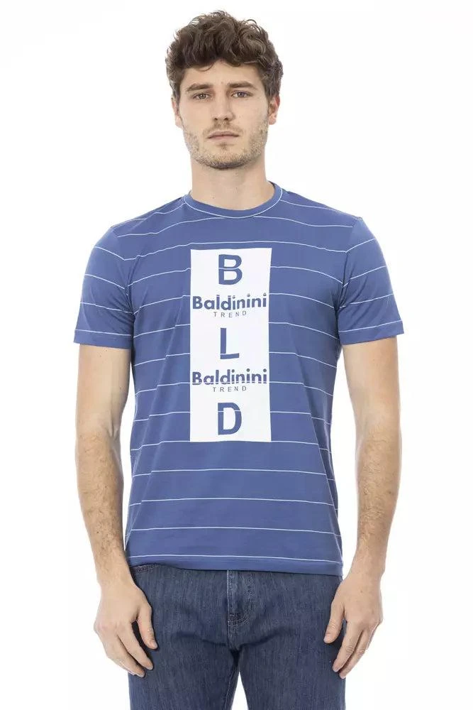 Baldinini Trend Baldinini trend Blue Cotton T-Shirt 1