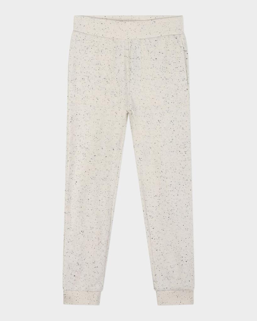 Kenzo Kid's Speckled Logo-Embroidered Sweatpants, Size 14