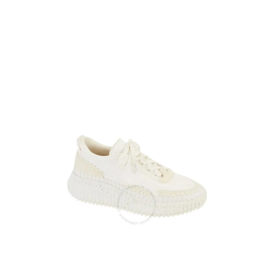 Chloé Nama Mix Material Low-Top Sneakers 2