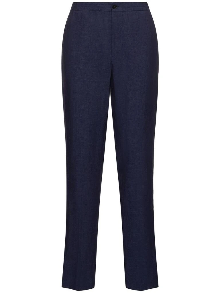 Zegna Pure Linen Joggers 1