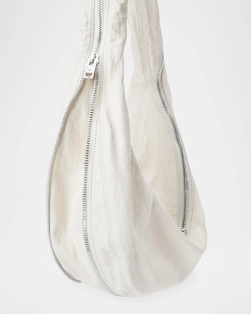 Alexander Wang Twyst Zip Leather Hobo Crossbody Bag 4