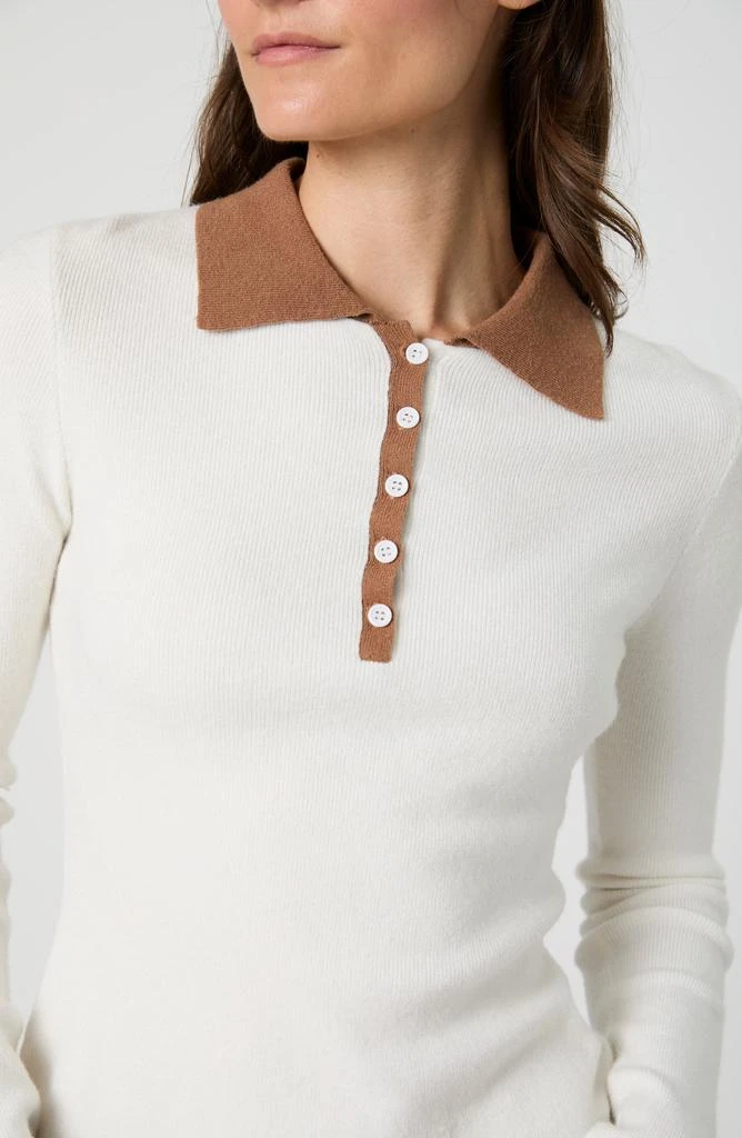 French Connection Contrast Collar Polo Sweater 4