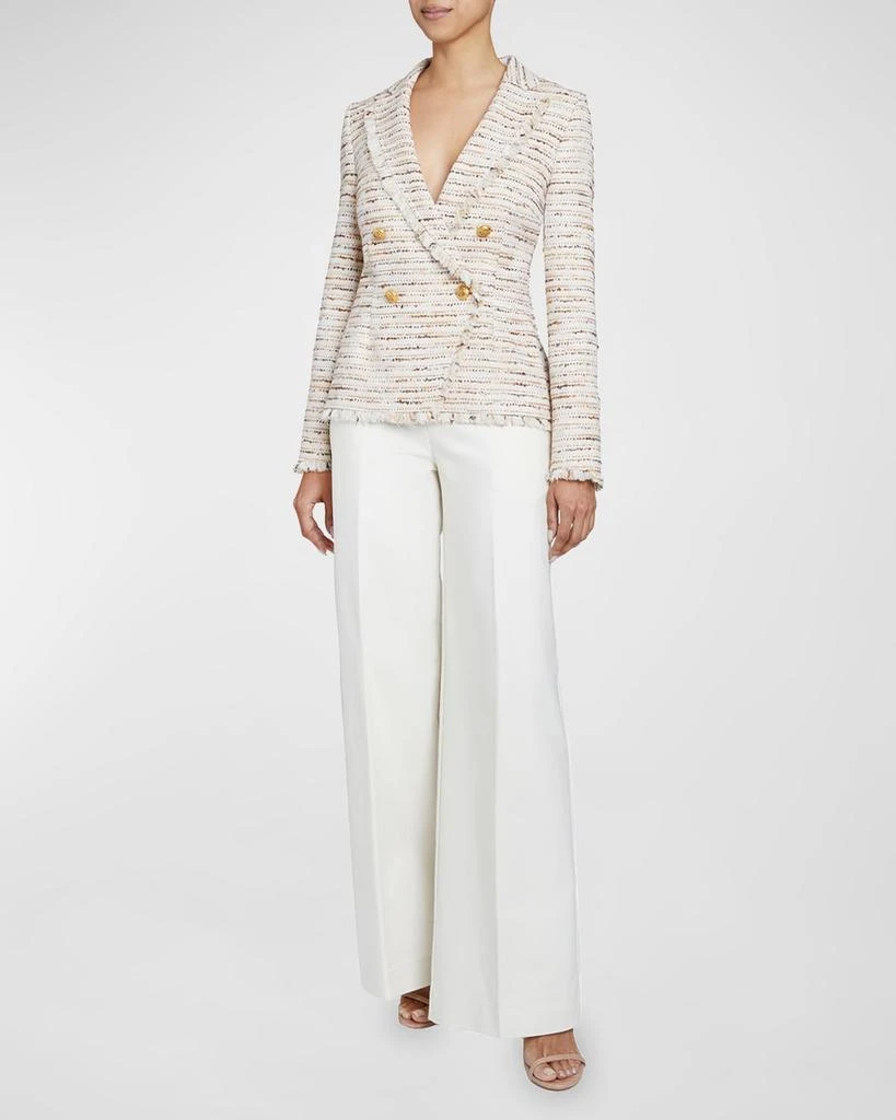 Santorelli Alaia Double-Breasted Tweed Jacket 2