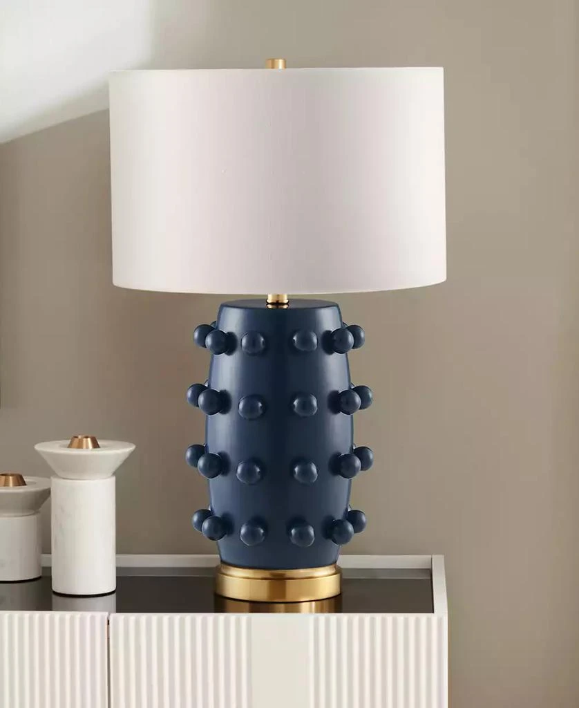 Hudson 
Canal Farrington 25.5" Ceramic Table Lamp with Fabric Shade 4