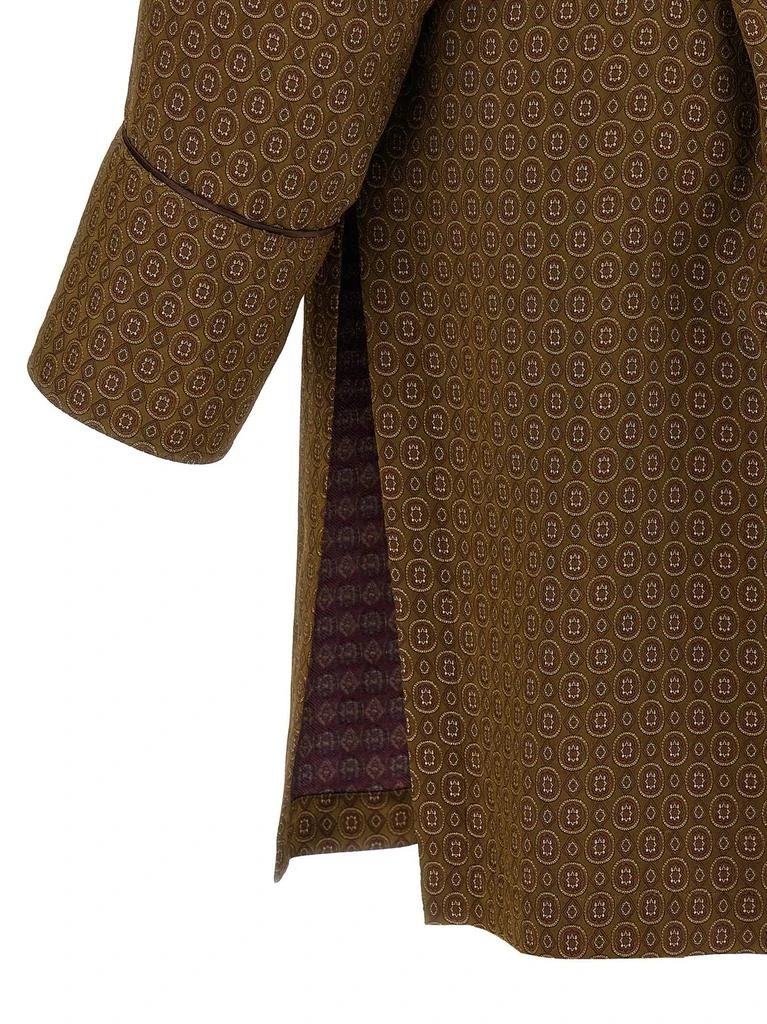 Yves Saint Laurent Saint Laurent Medallion Jacquard Belted Dress 4