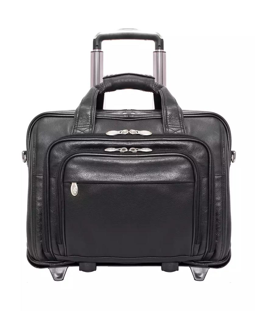 McKlein Gold Coast, 17" Patented Detachable -Wheeled Laptop Briefcase
