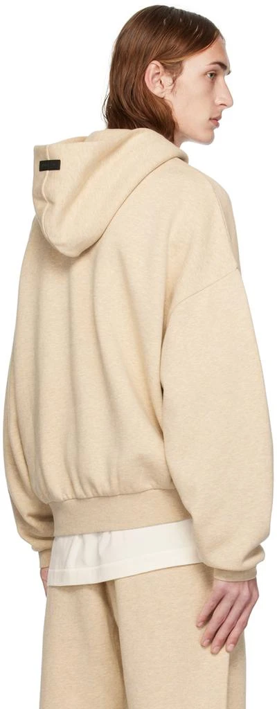 Fear of God ESSENTIALS Beige Bonded Hoodie 3