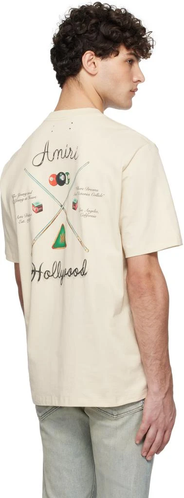 AMIRI Beige Pool Cue T-shirt 3