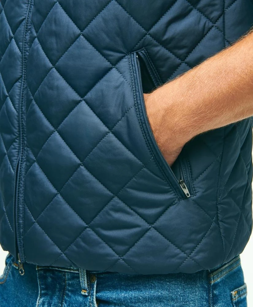 Brooks Brothers Water Repellent Diamond Quilted Vest 4