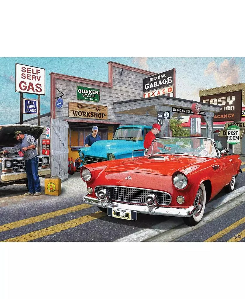 SunsOut Red Oak Service Station 500 piece Jigsaw Puzzle for Adults 4