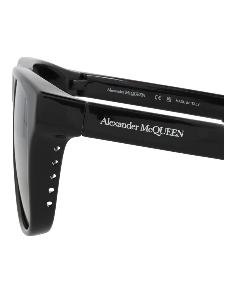 Alexander McQueen Square-Frame Injection Sunglasses 4