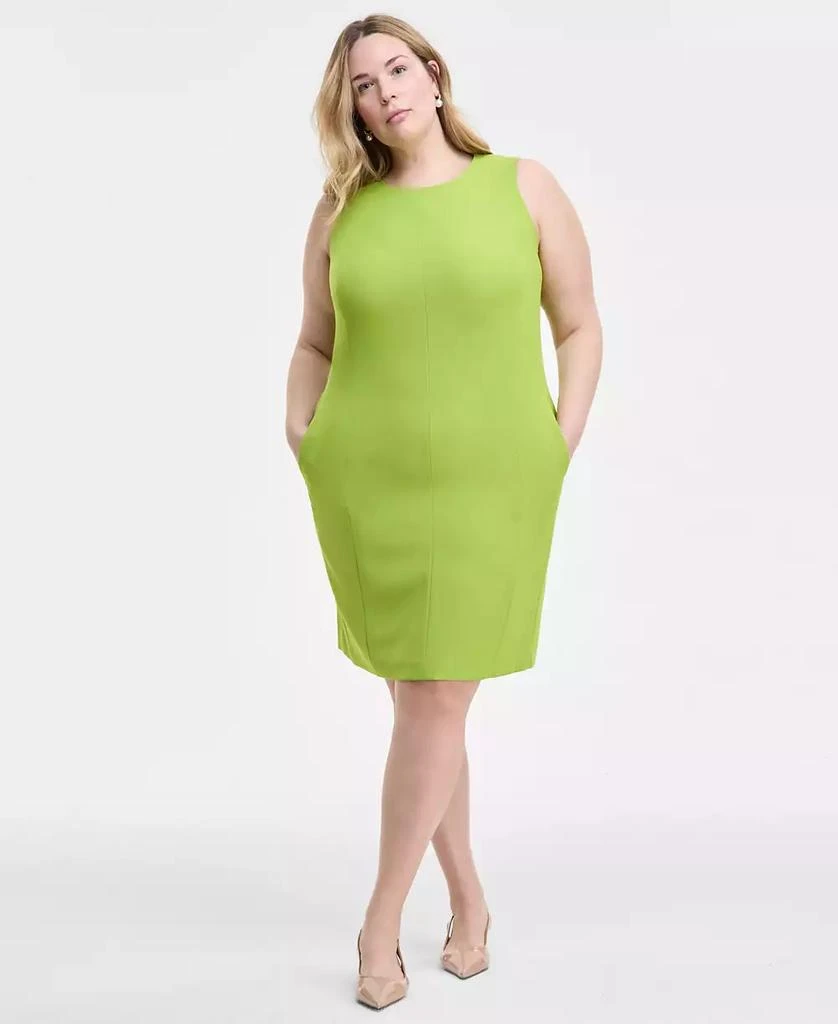Kasper Plus Size Sleeveless Multi-Seam Sheath Dress 1