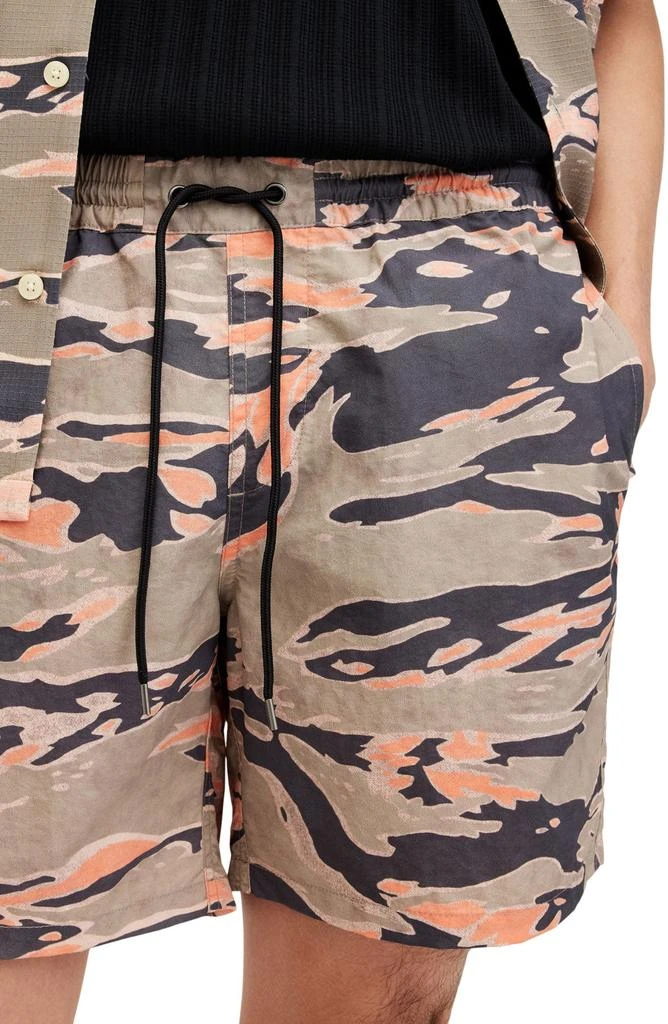 ALL SAINTS Solar Camo Swim Trunks 6