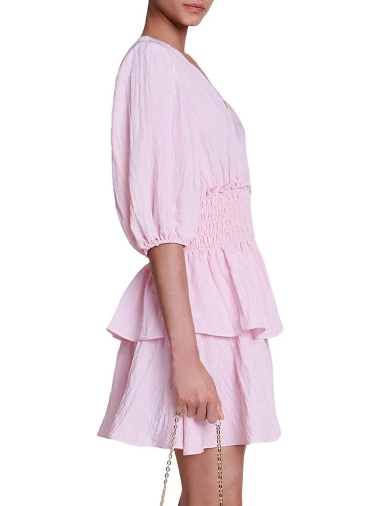 Maje Short Ruffled Dress 4