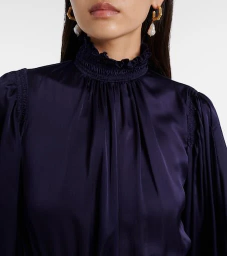 Zimmermann Dream shirred silk blouse 4