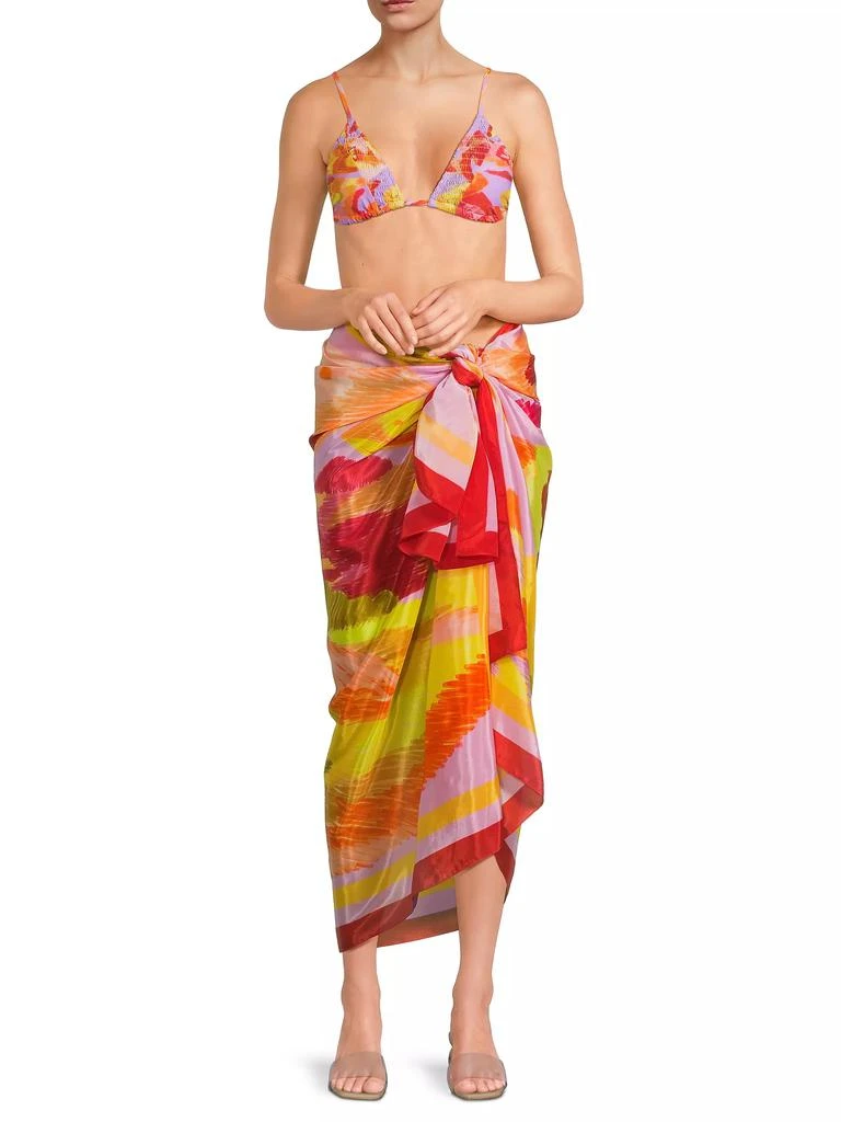 Farm Rio Painted Fishes Sarong 2