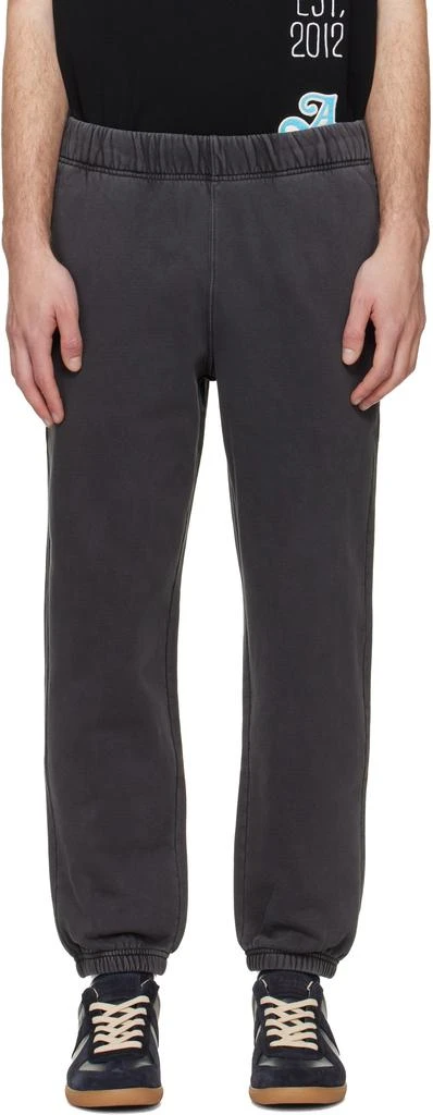 AAPE Gray 'AAPENOW' Moonface Jogger Sweatpants