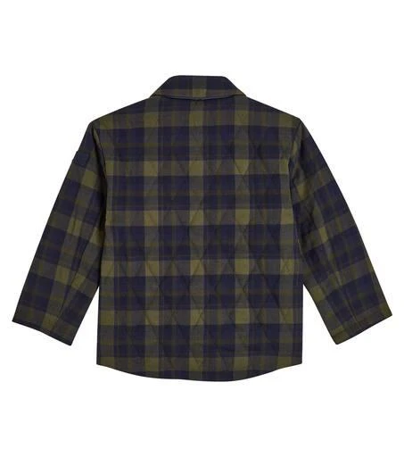 IL GUFO Quilted checked puffer jacket 4