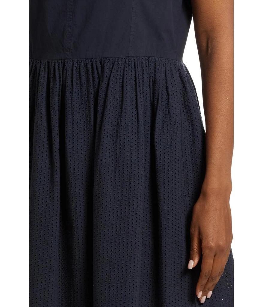 Lilla P Eyelet High-neck Mini Dress 4