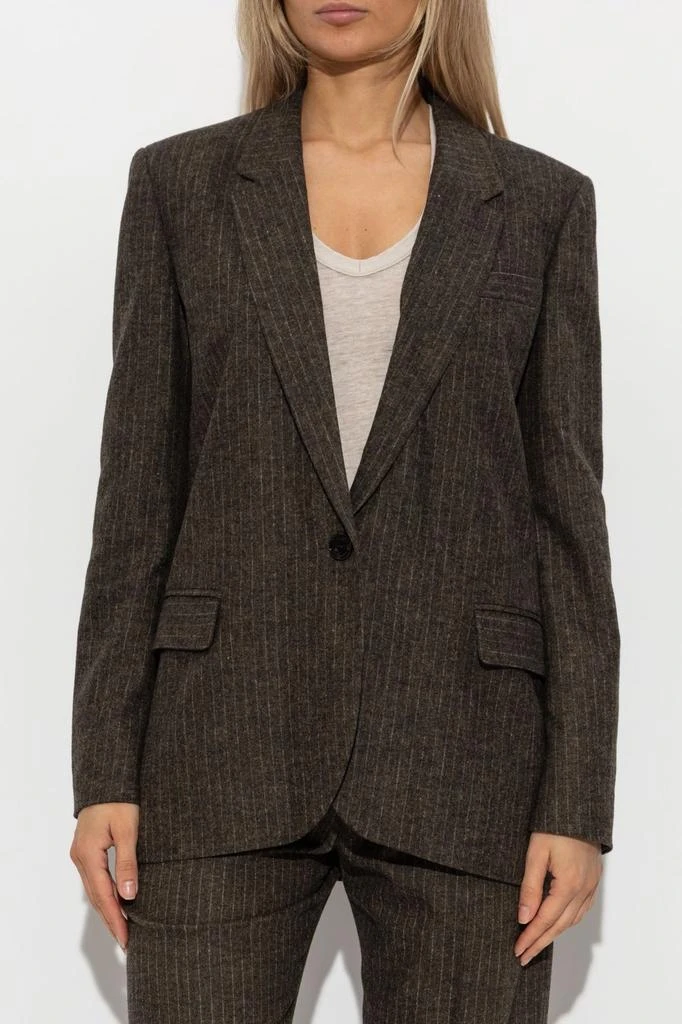 Isabel Marant Isabel Marant Omelia Pinstriped Single-Breasted Blazer 2