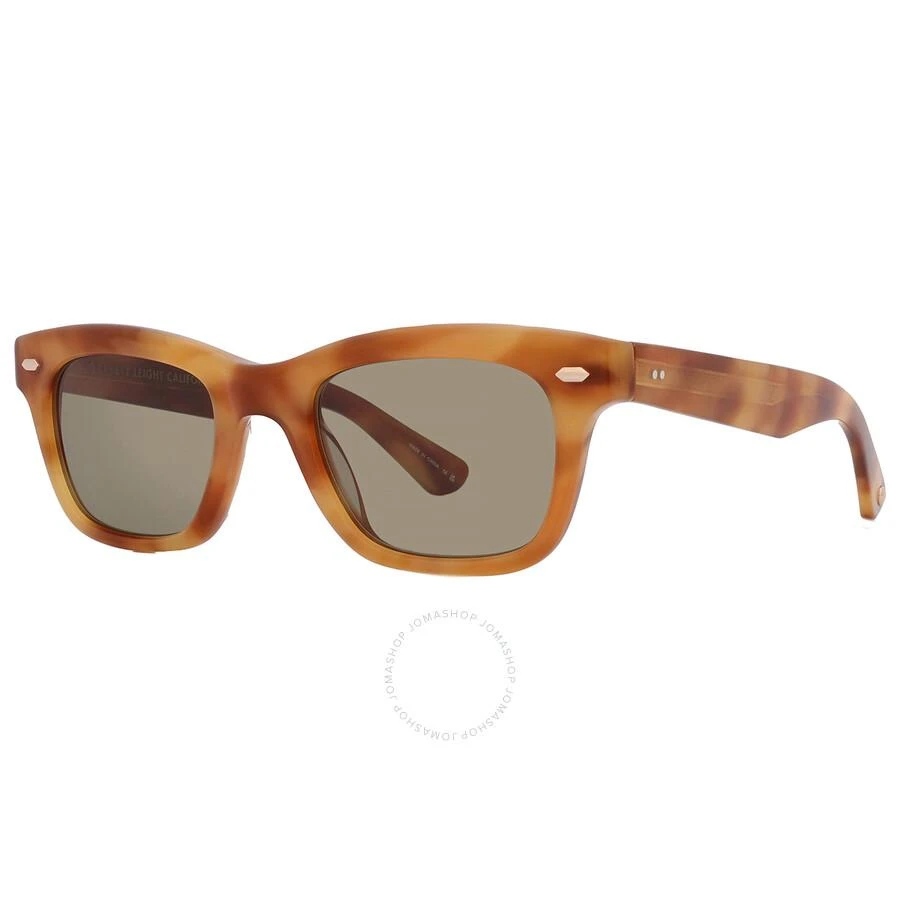 GARRETT LEIGHT Garrett Leight GROVE SUN Green Rectangular Sunglasses 2143 EMT/GRN 48 3