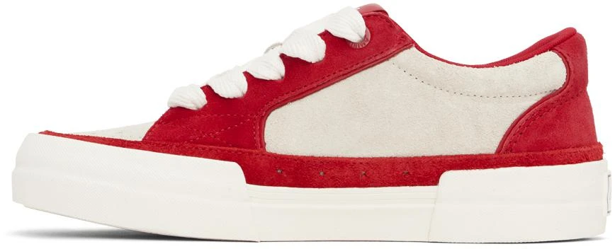 AMIRI Red & Taupe Sunset Skate Low Sneakers 3