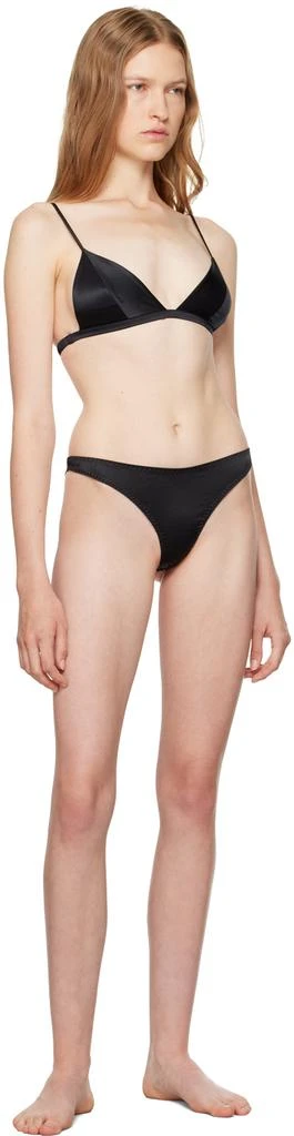 Fleur du Mal Black Luxe Triangle Bra 4