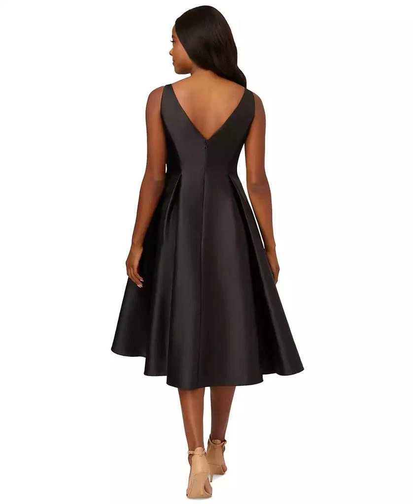 Adrianna Papell Boat-Neck A-Line Dress 2