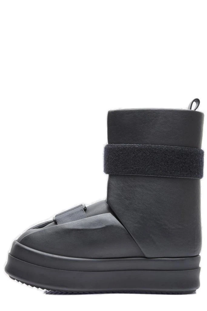 Rick Owens Rick Owens Round-Toe Buckle-Fastened Ankle Boots 2