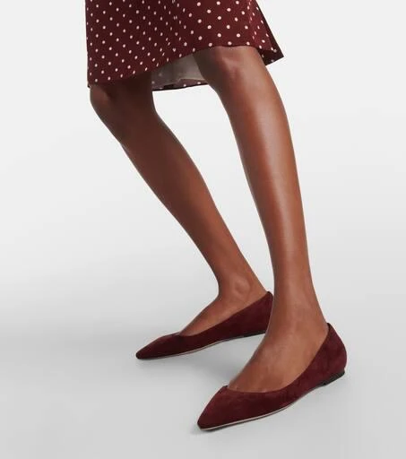 Jimmy Choo Romy suede ballet flats 4