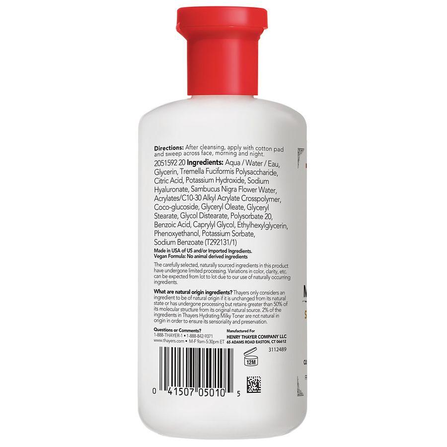 Thayers Hydrating Milky Face Toner Fragrance Free