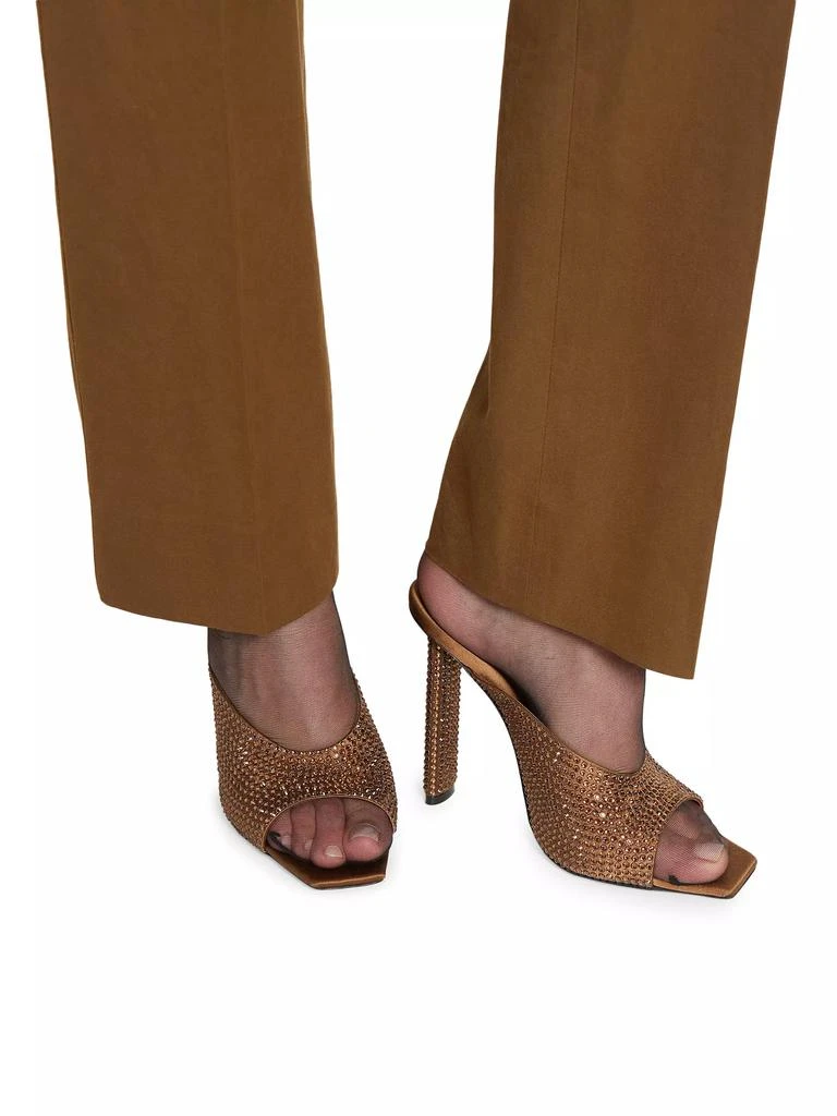 Yves Saint Laurent Sept Mules in Satin Crepe and Rhinestones 4