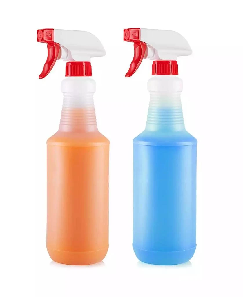 Zulay Kitchen 32oz Leakproof Cleaning Spray Bottle 2 Pack Set