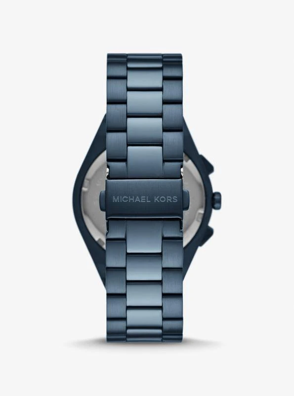Michael Kors Oversized Lennox Blue-Tone Watch 3