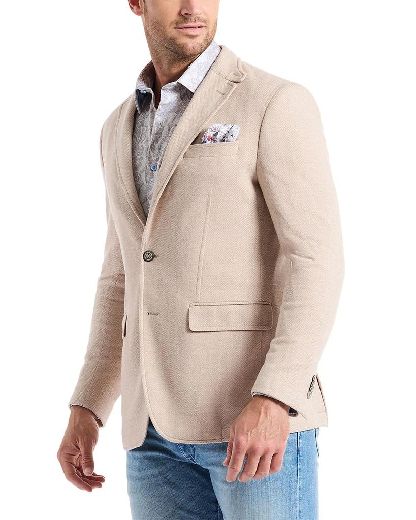Robert Graham Jetset Woven Sport Coat & Drawstring Hoodie 7