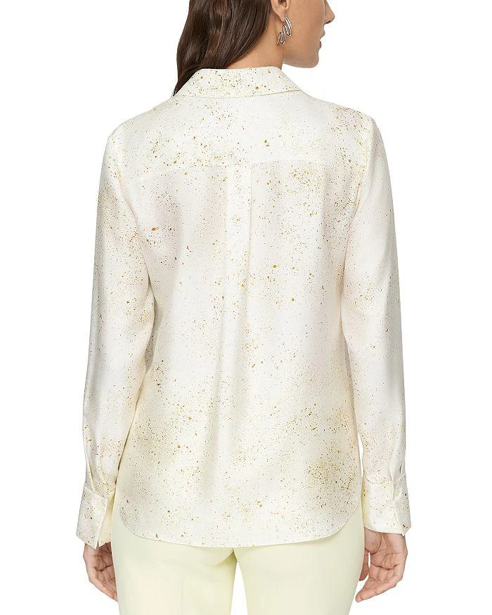 Lafayette 148 New York Scottie Silk Blouse 3