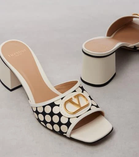 Valentino VLogo polka-dot mules 5