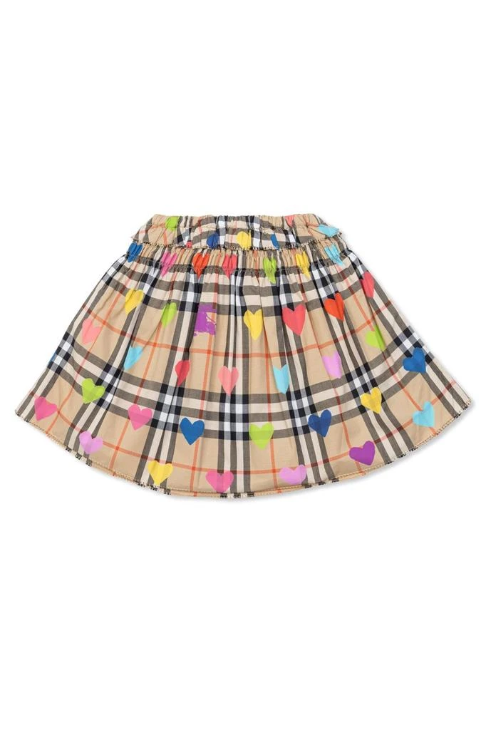 Burberry Burberry Kids Heart Checked Skirt 2