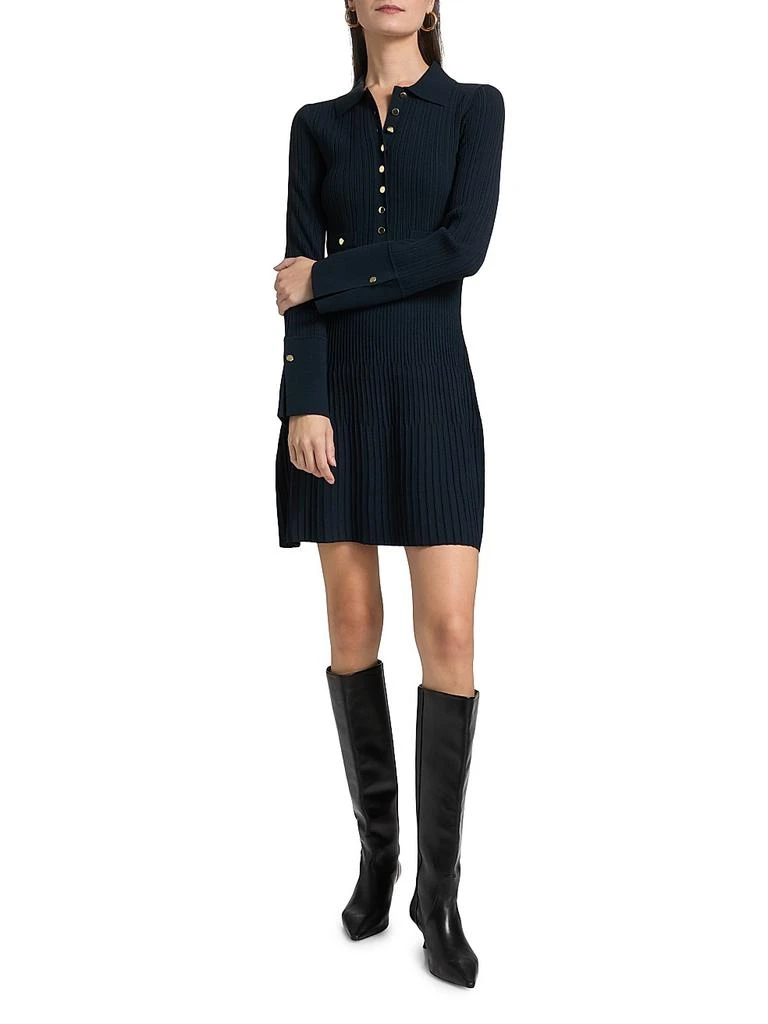 Veronica Beard Lauper Knit Mini Dress | Navy | Size XL Veronica Beard Lauper Knit Mini Dress | Navy | Size XL