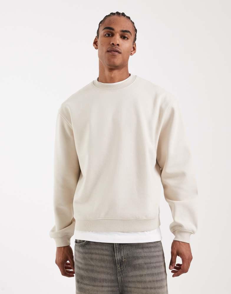 Alo Triumph Restore Crew Neck Sweatshirt - Bone - Hoodies