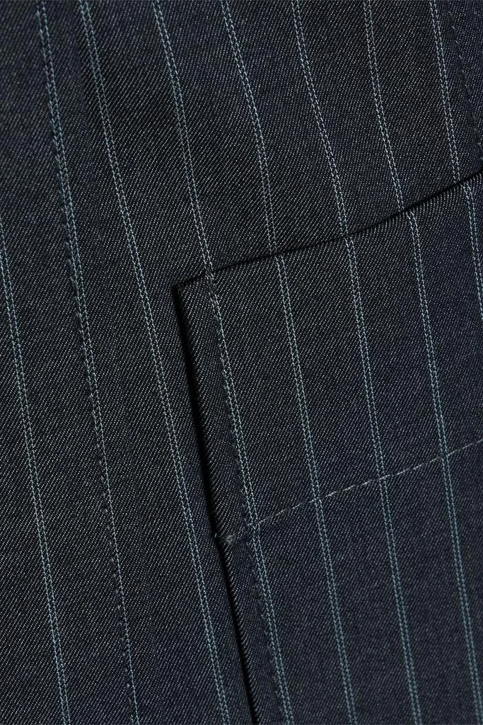 Ganni Pinstriped twill blazer 4